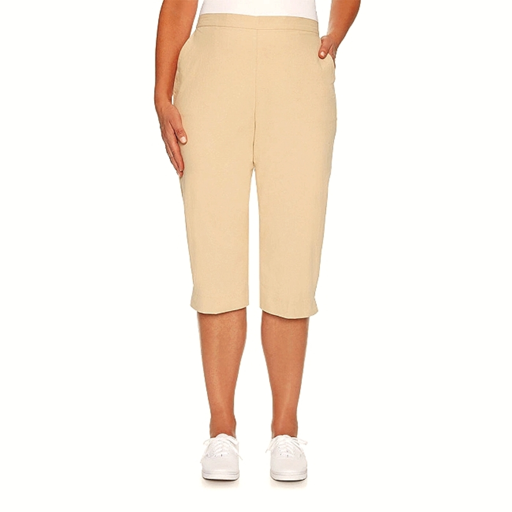 Alfred Dunner Petite Women's Classic Fit Capri